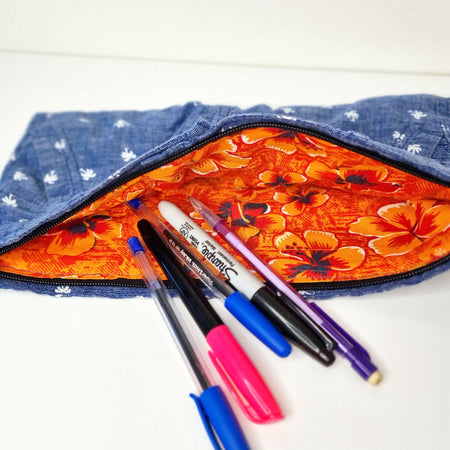 Tropical Pencil Case, Make-up Bag, Pouch - FREE SHIPPING!