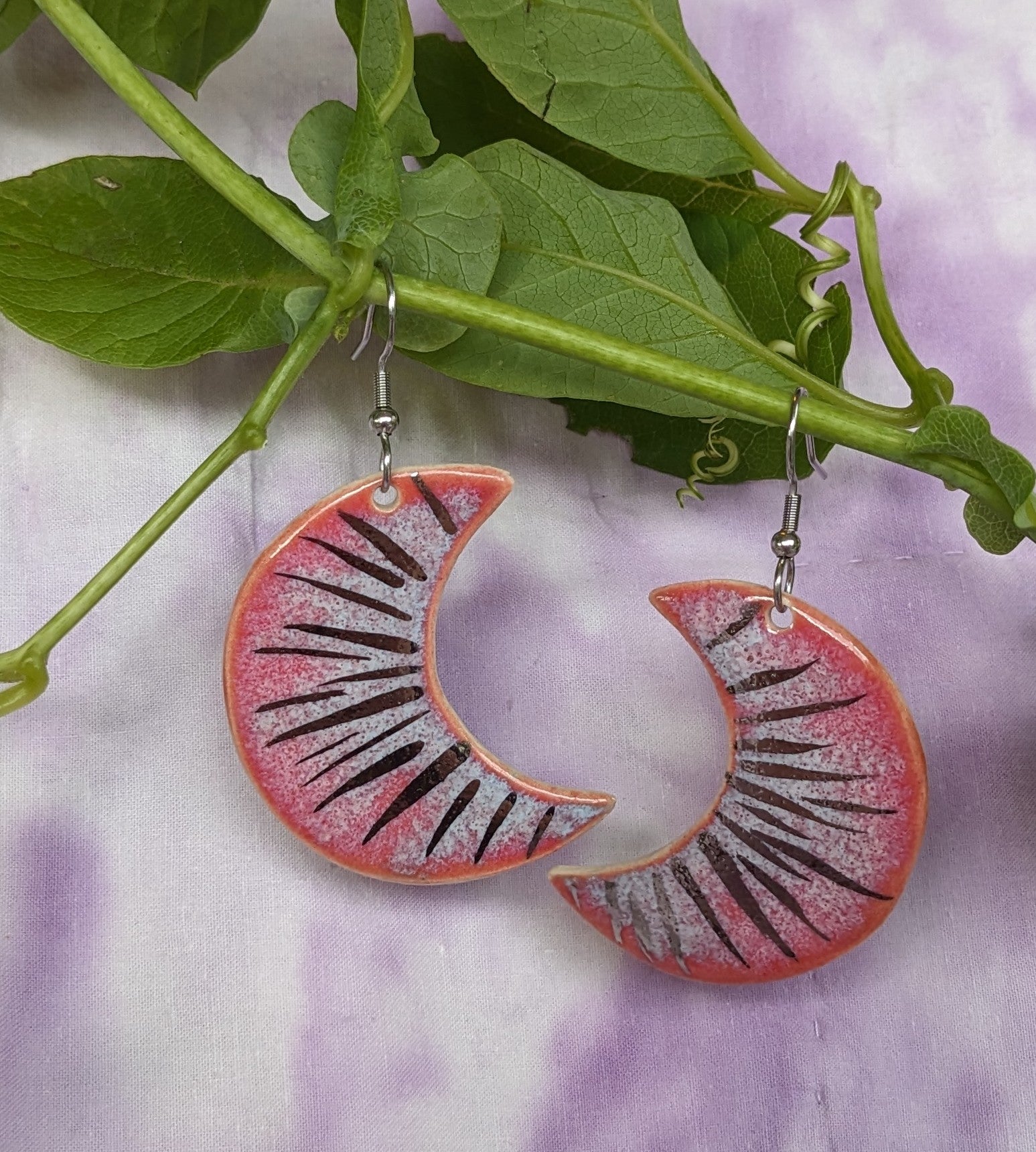 Rose Moon Rise Earrings