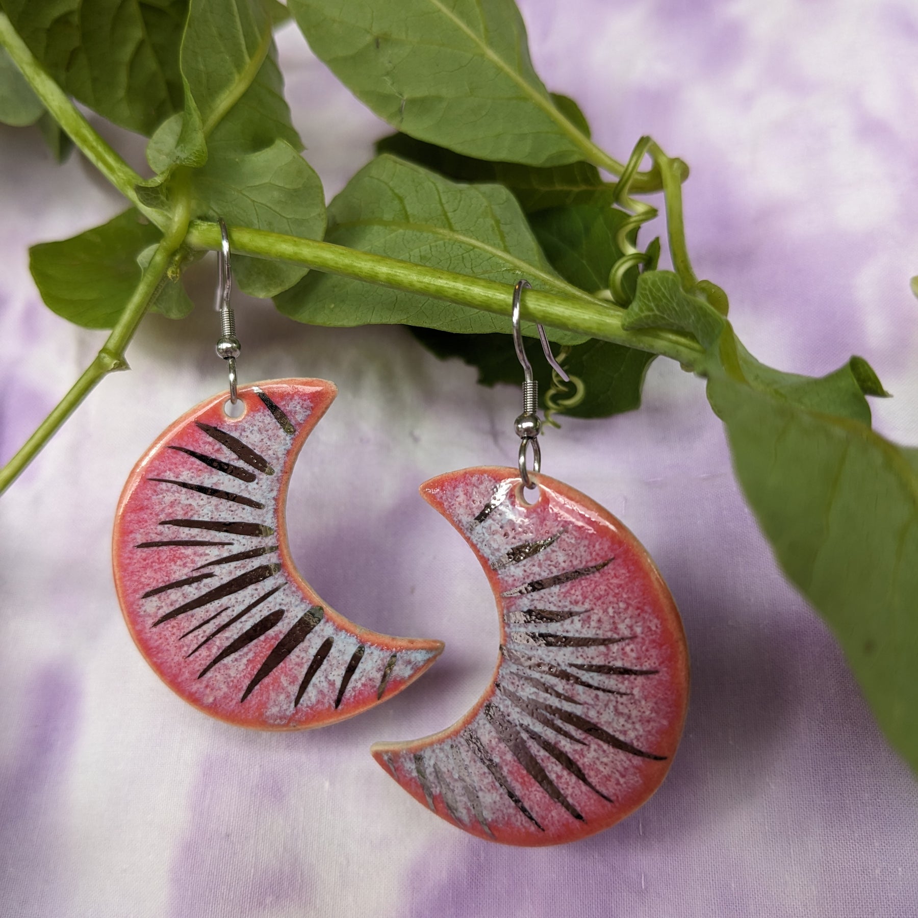 Rose Moon Rise Earrings