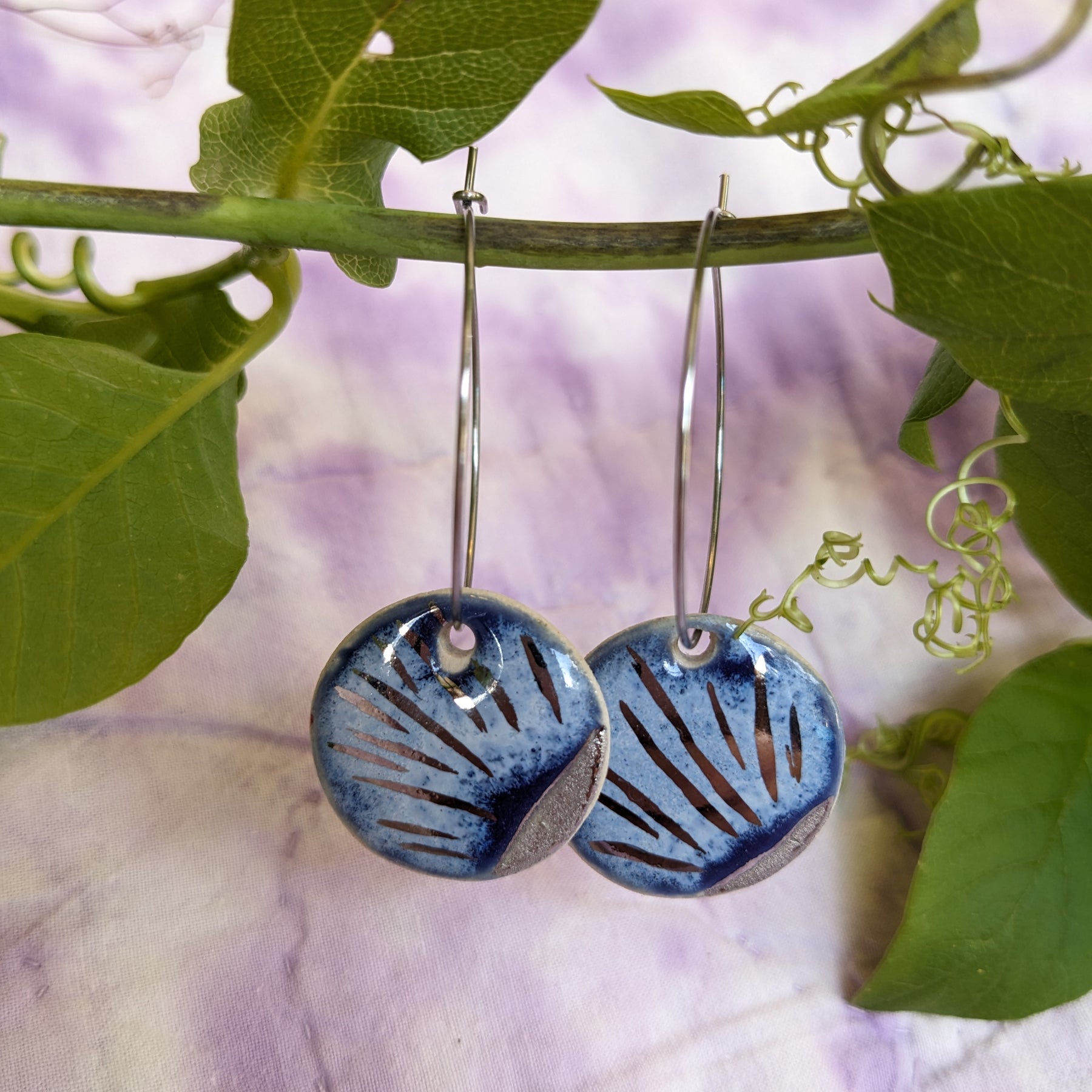 Star Shine Ceramic Earrings