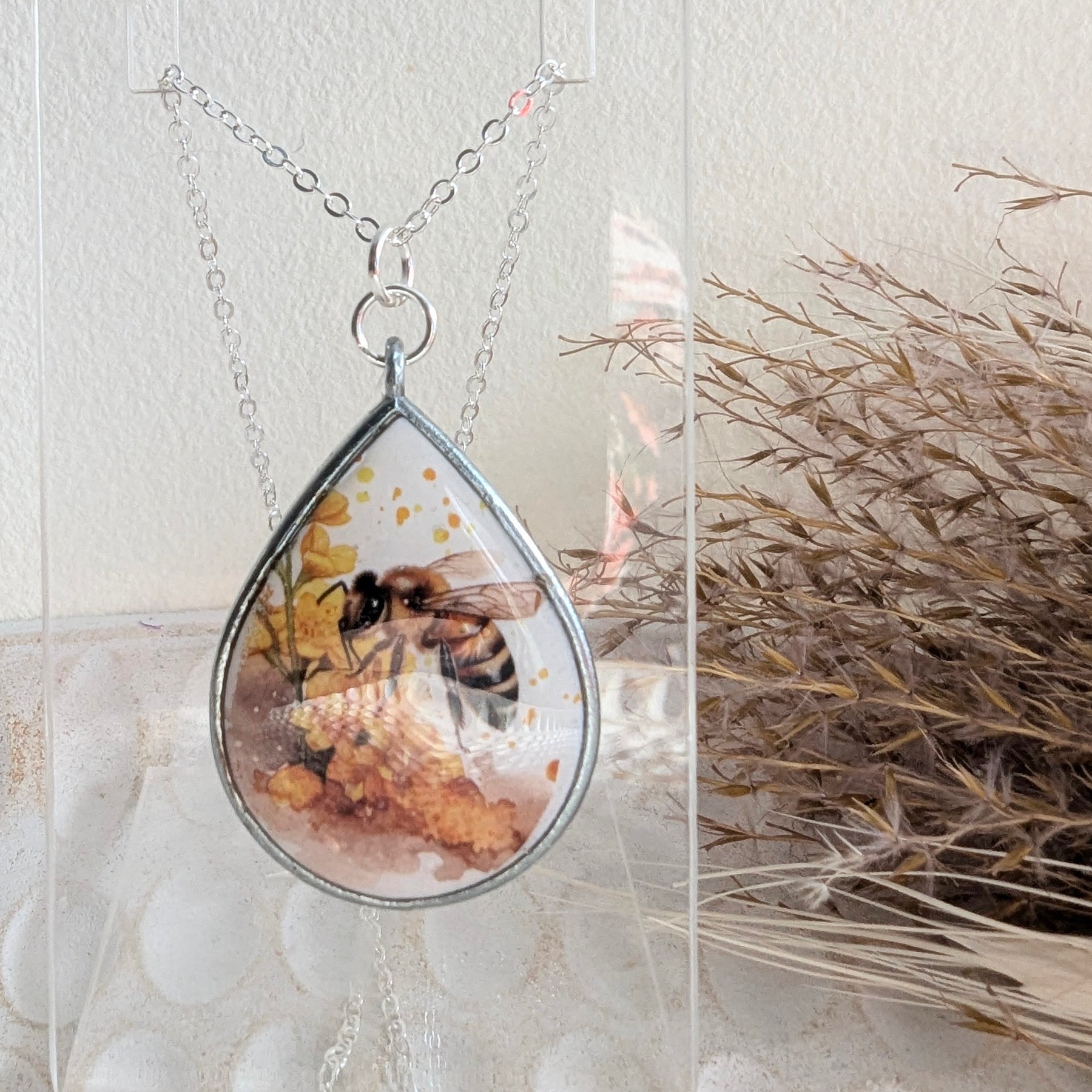 The Bee Series Pendant Number 4. Free shipping