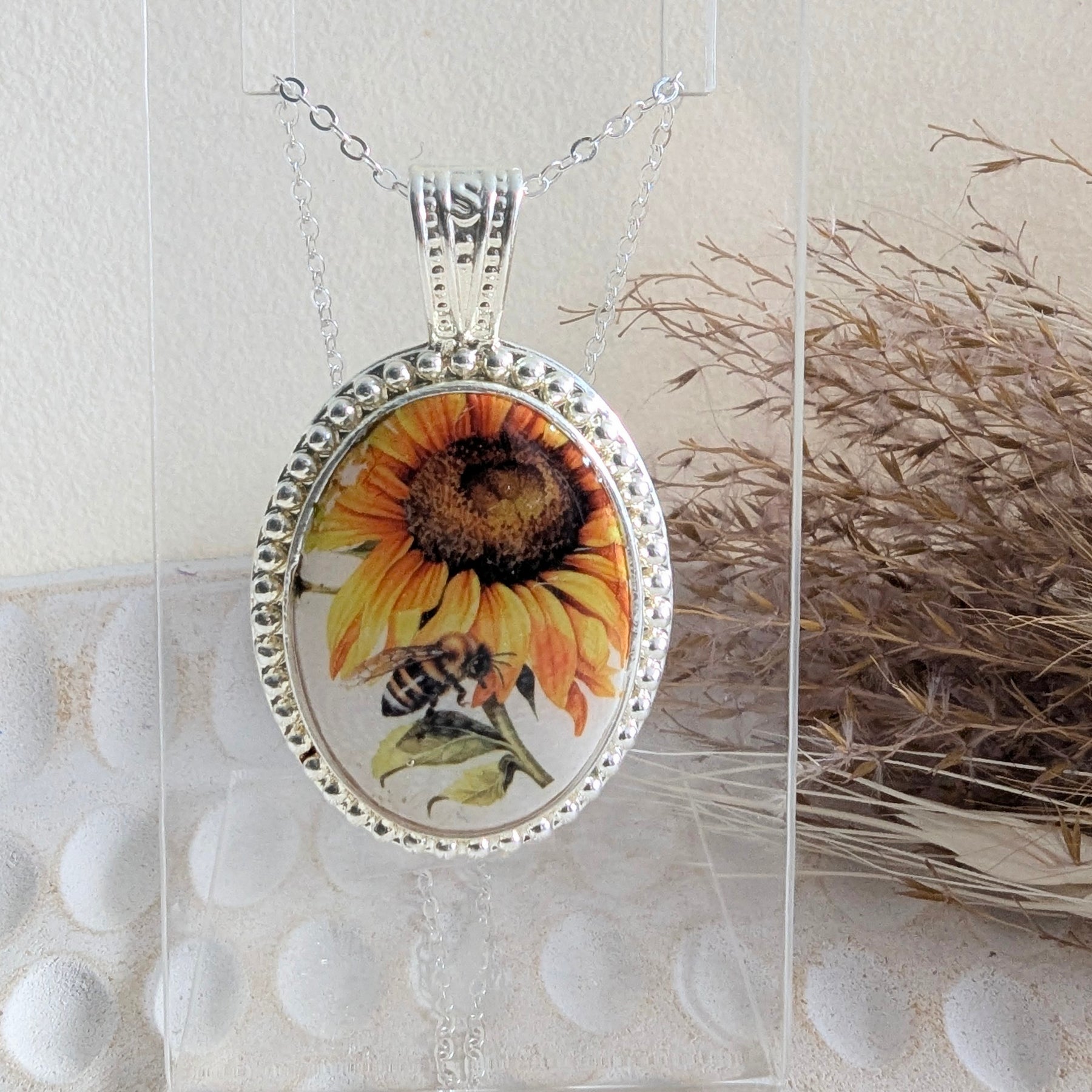 The Bee Series Pendant Number 5.  Free shipping
