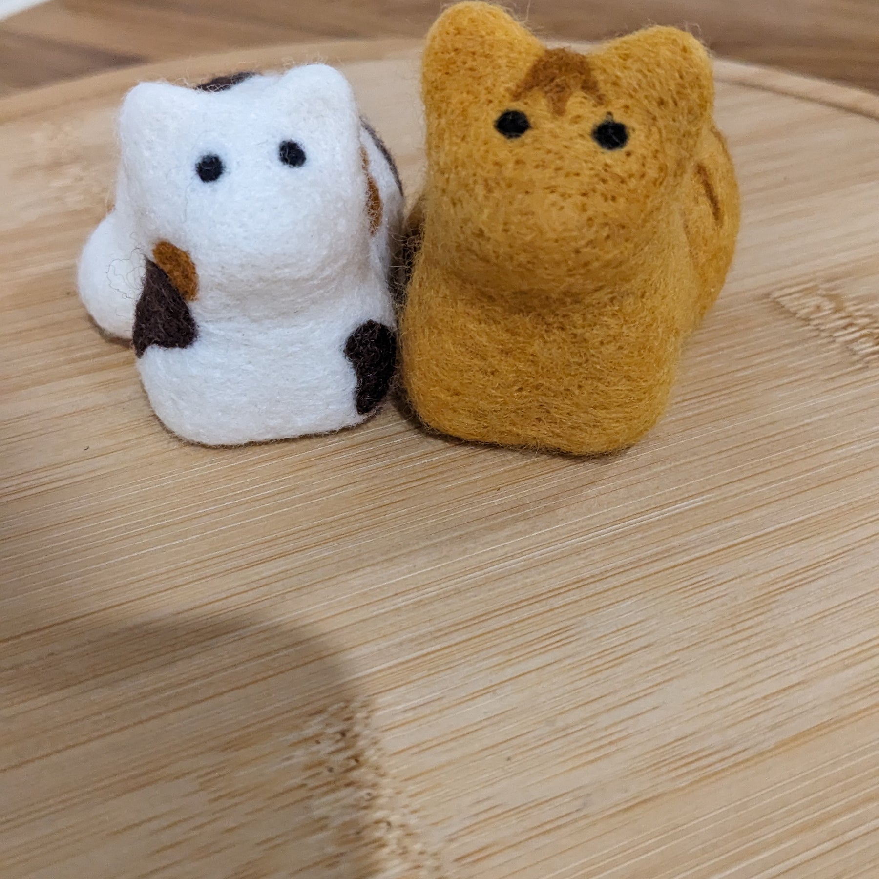 Needle felted cat - wool figure - multiple colours available