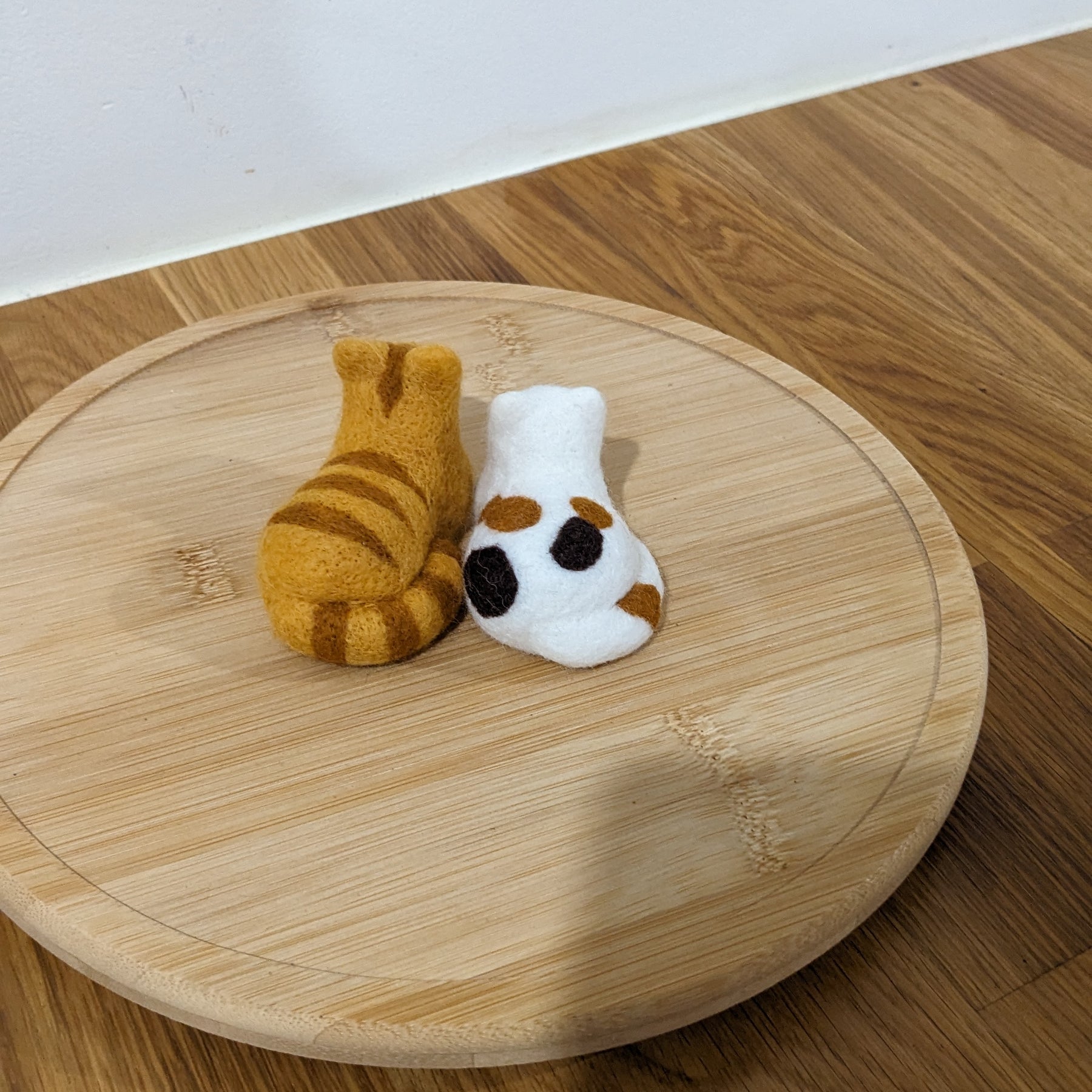 Needle felted cat - wool figure - multiple colours available