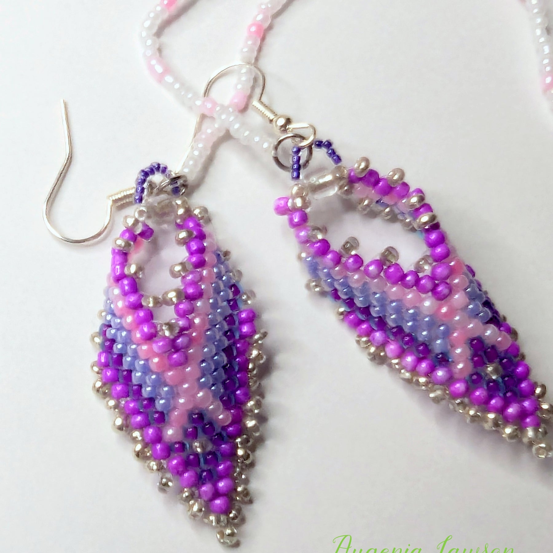 Beaded Hearing Aid Jewellery with Safety Link
