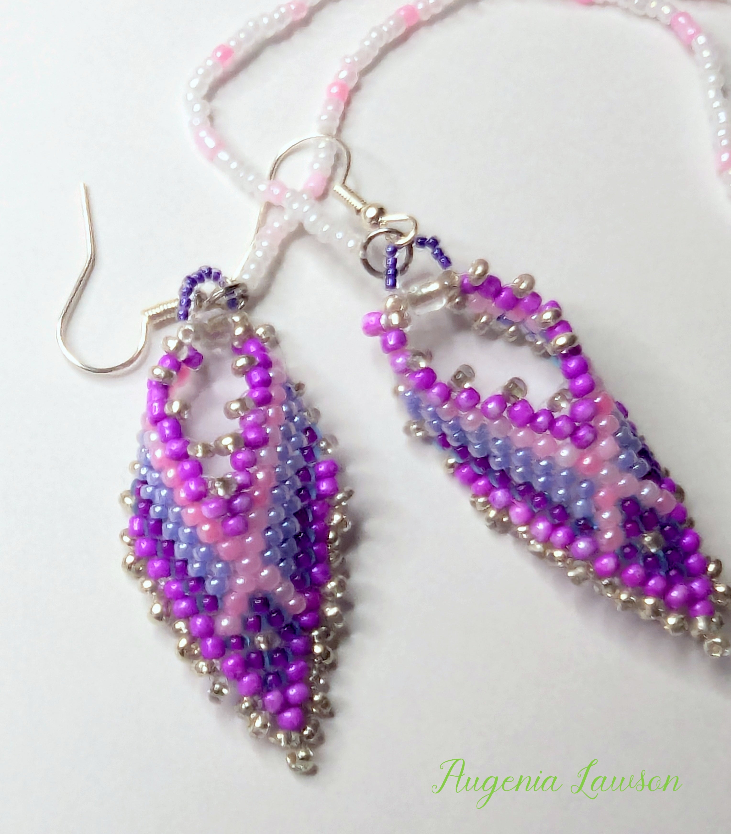 Beaded Hearing Aid Jewellery with Safety Link