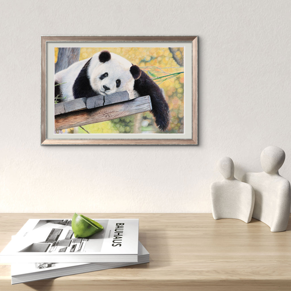Giant Panda | Art Print "Lazy Day" | Wall Art