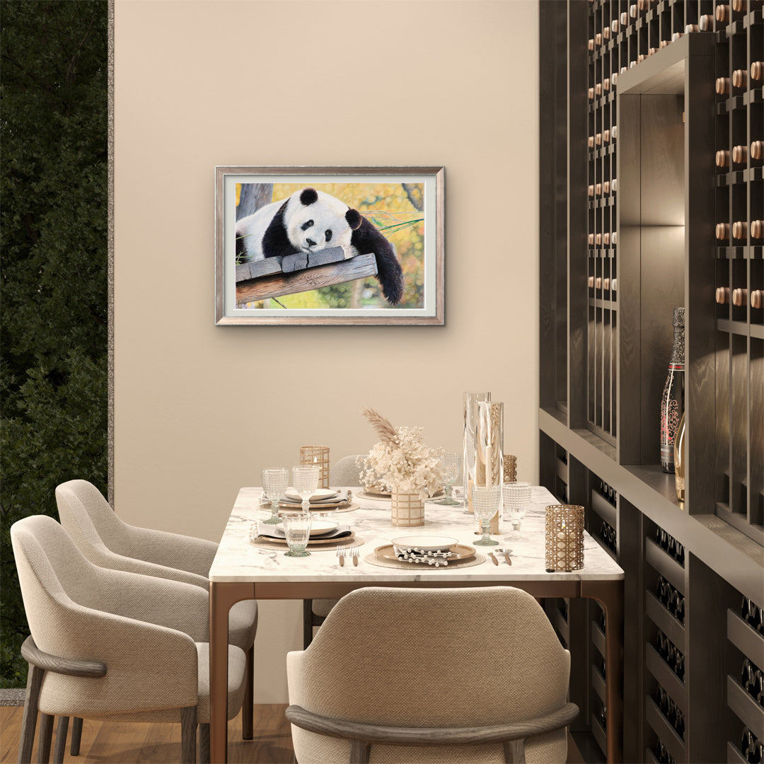 Giant Panda | Art Print "Lazy Day" | Wall Art