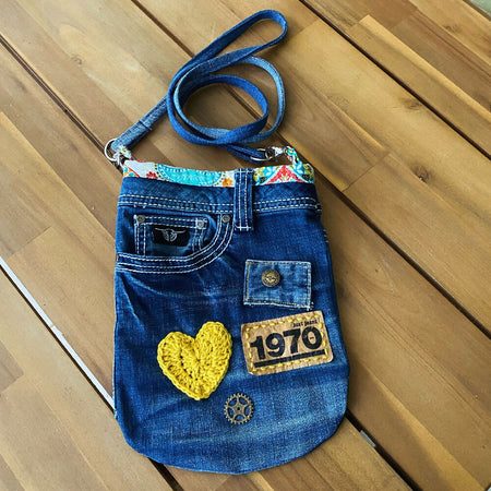 Denim Cross-body bag