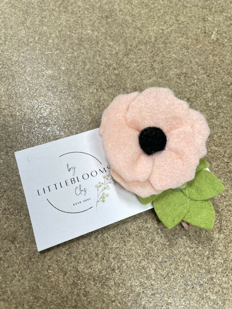Poppy rose headband
