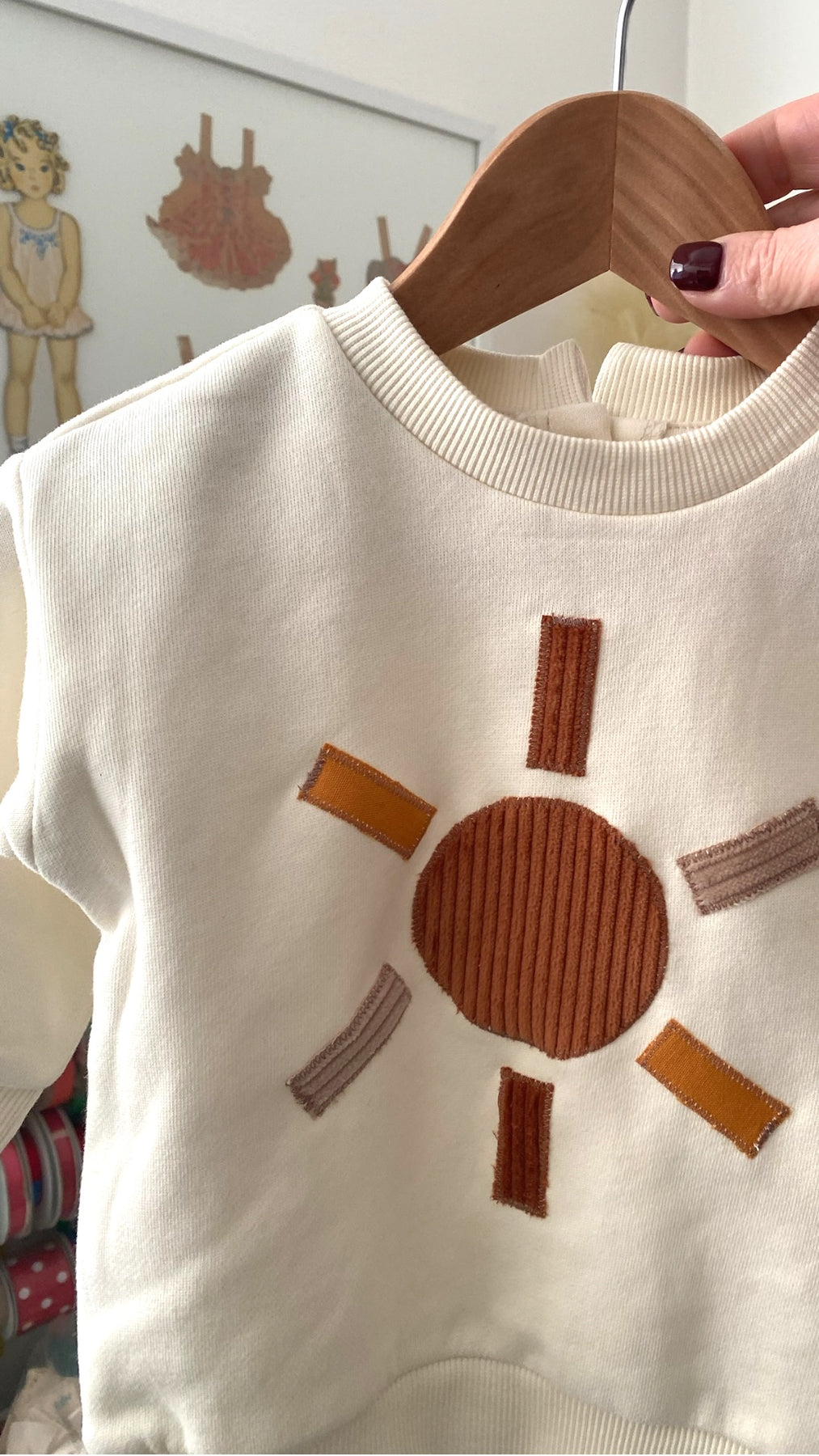 Sizes 00-2 - Fleecy Applique Jumper - Suns