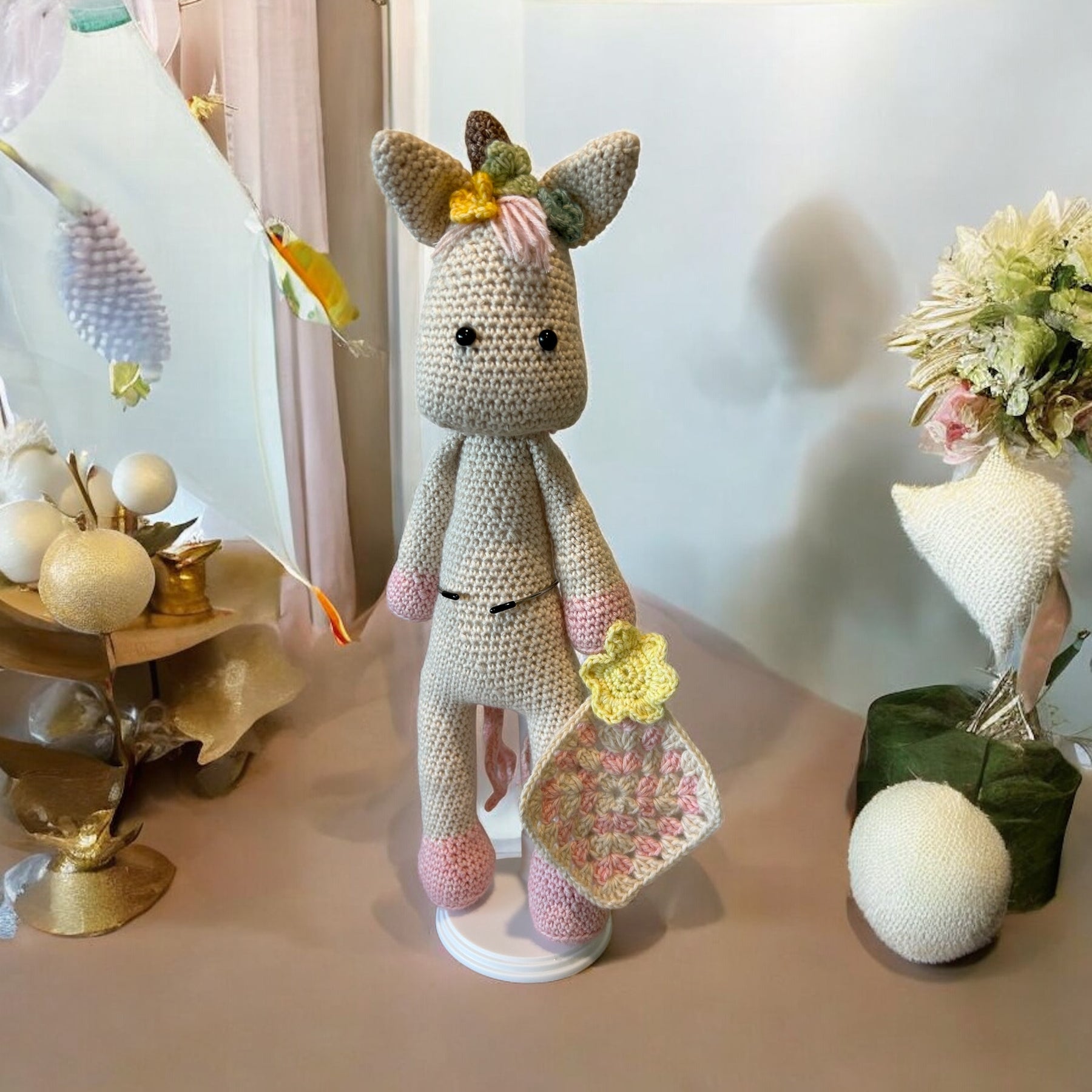 Beautiful Crocheted Unicorn