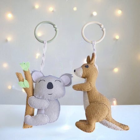 Koala & Kangaroo Hanging Toys