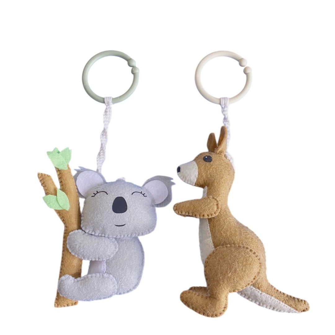Koala & Kangaroo Hanging Toys