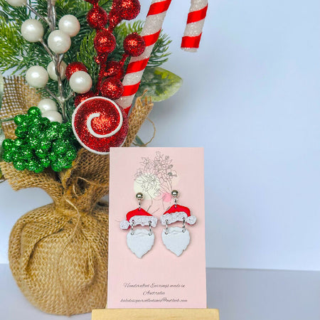 Santa Earrings