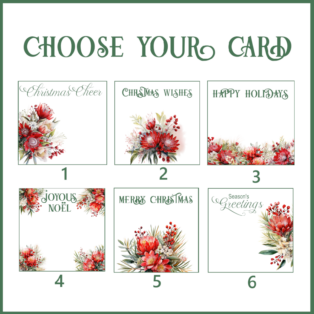 choose your card aussie flowers madeit