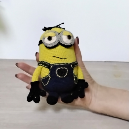 Minion Tim - a crocheted toy