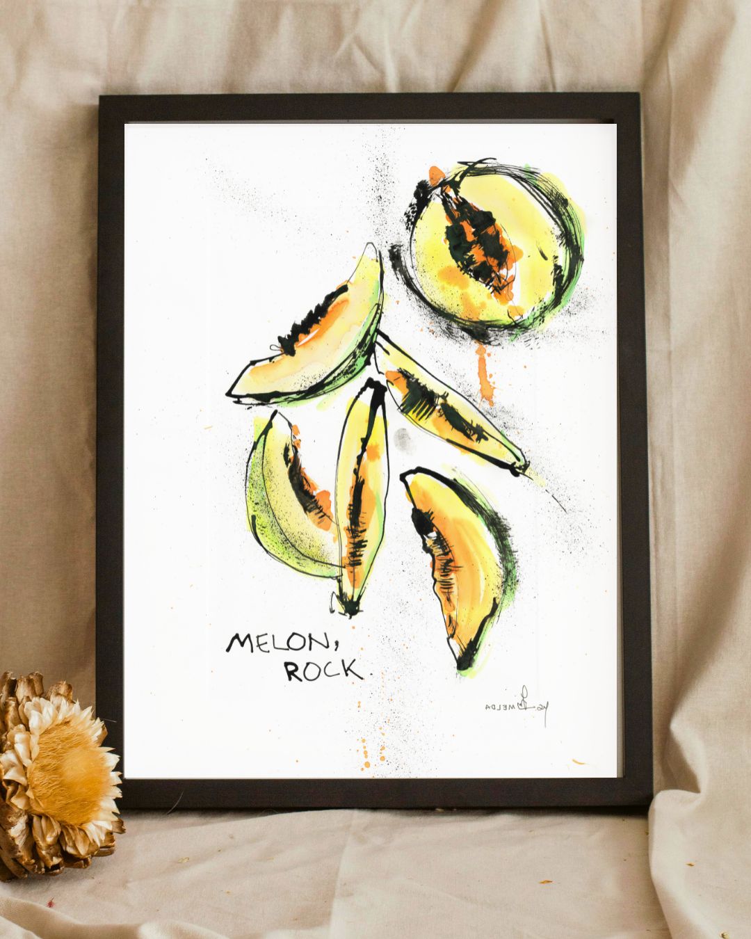 Melon, Rock  | Print | A5-A1