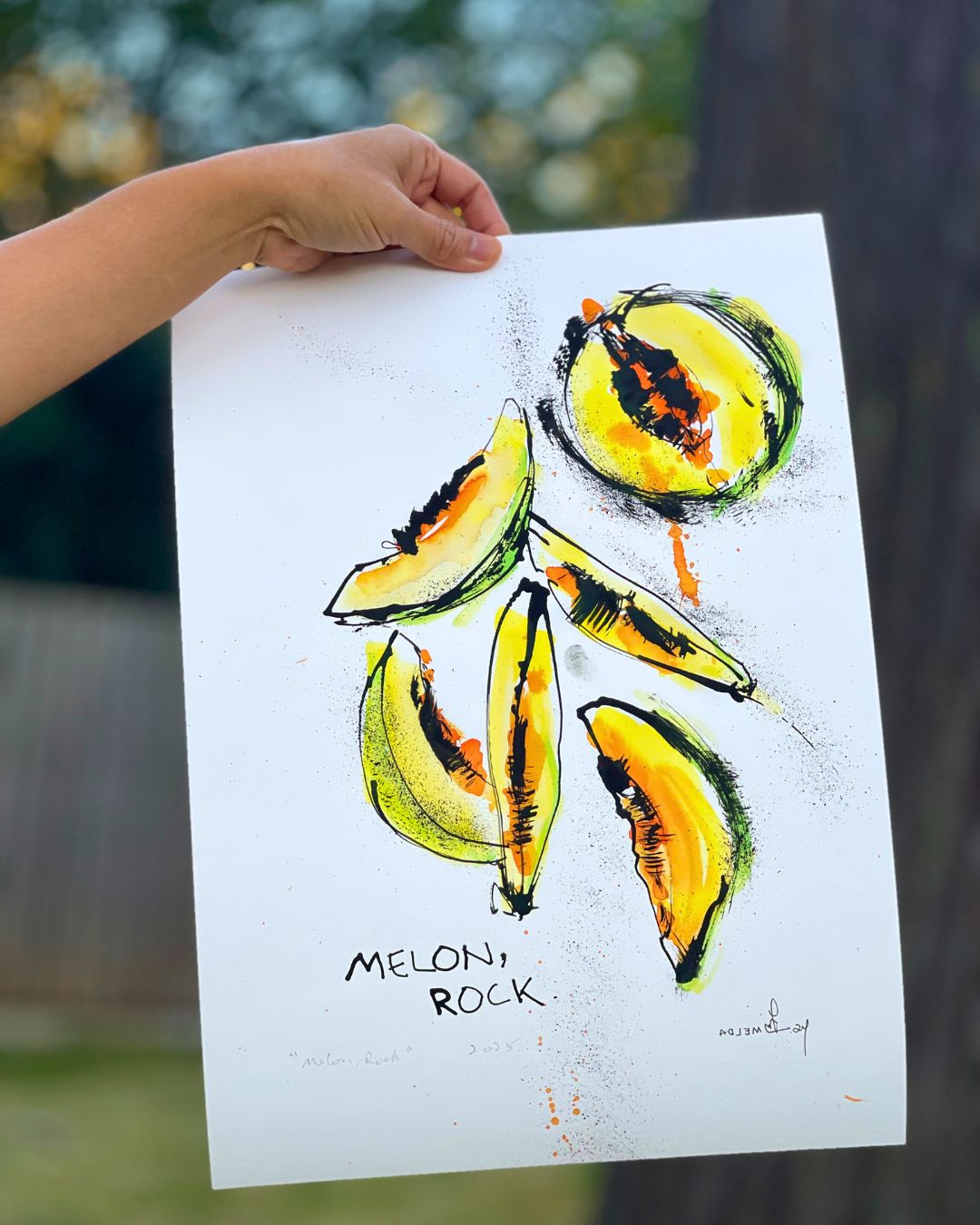 Melon, Rock  | Print | A5-A1