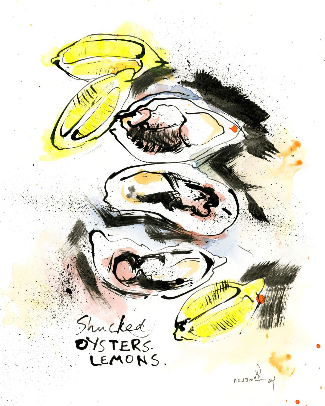 Oysters  | Print | A5-A1