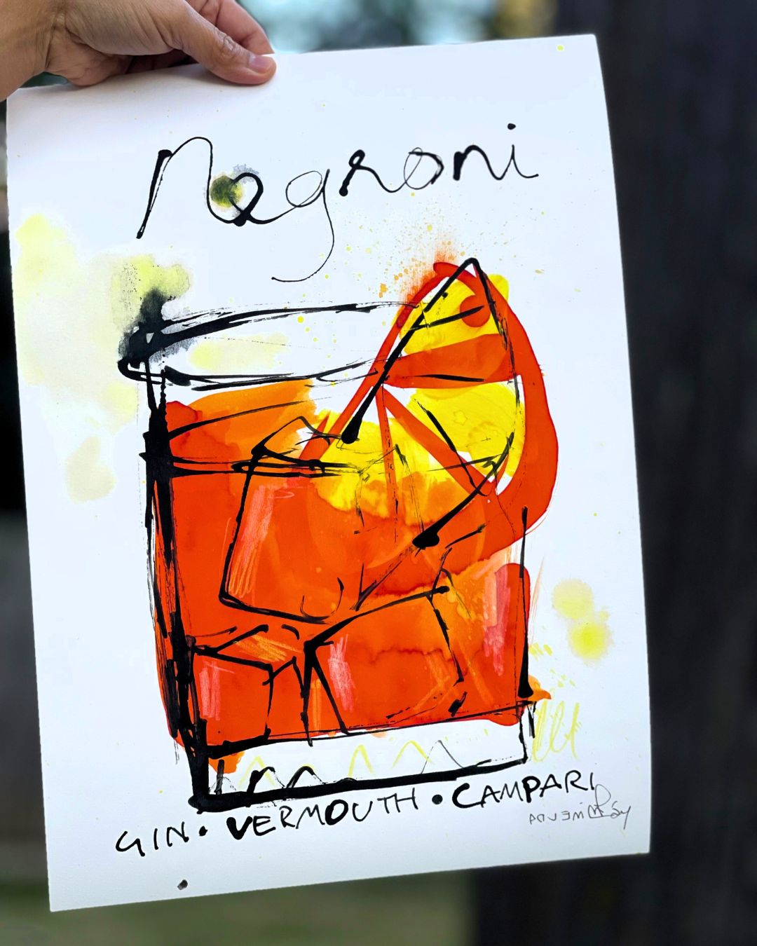 Mini Negroni #5 | Print | A5-A1