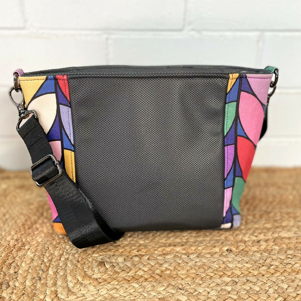 Australian-artist-handmade-bag-black-colourful-crossbody-01