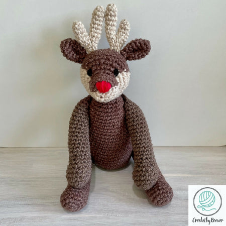 Crochet Reindeer | Handmade Crochet Toy | Christmas