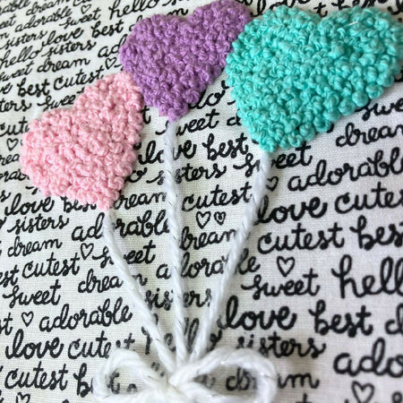 Beginners Embroidery Kits| Fun French Knots | 22cm x 22cm