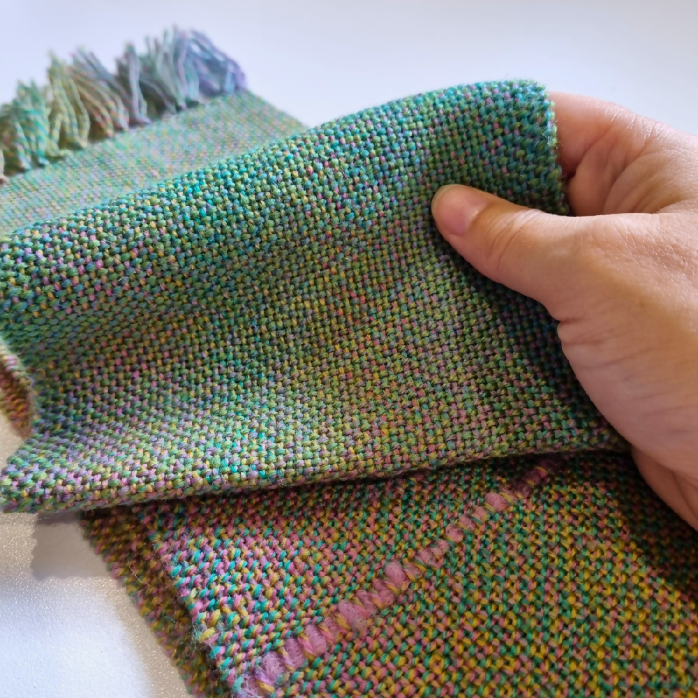 australian-artist-handmade-handwoven-multi-colour-wool-scarf-7