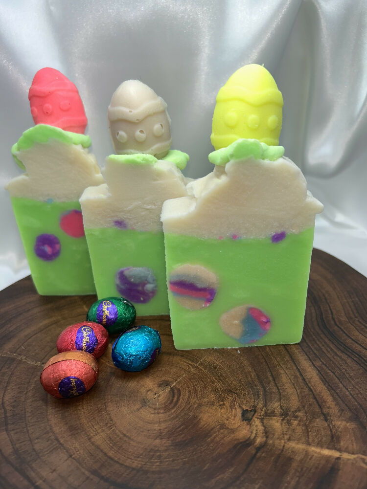 Easter egg soap handmade natural