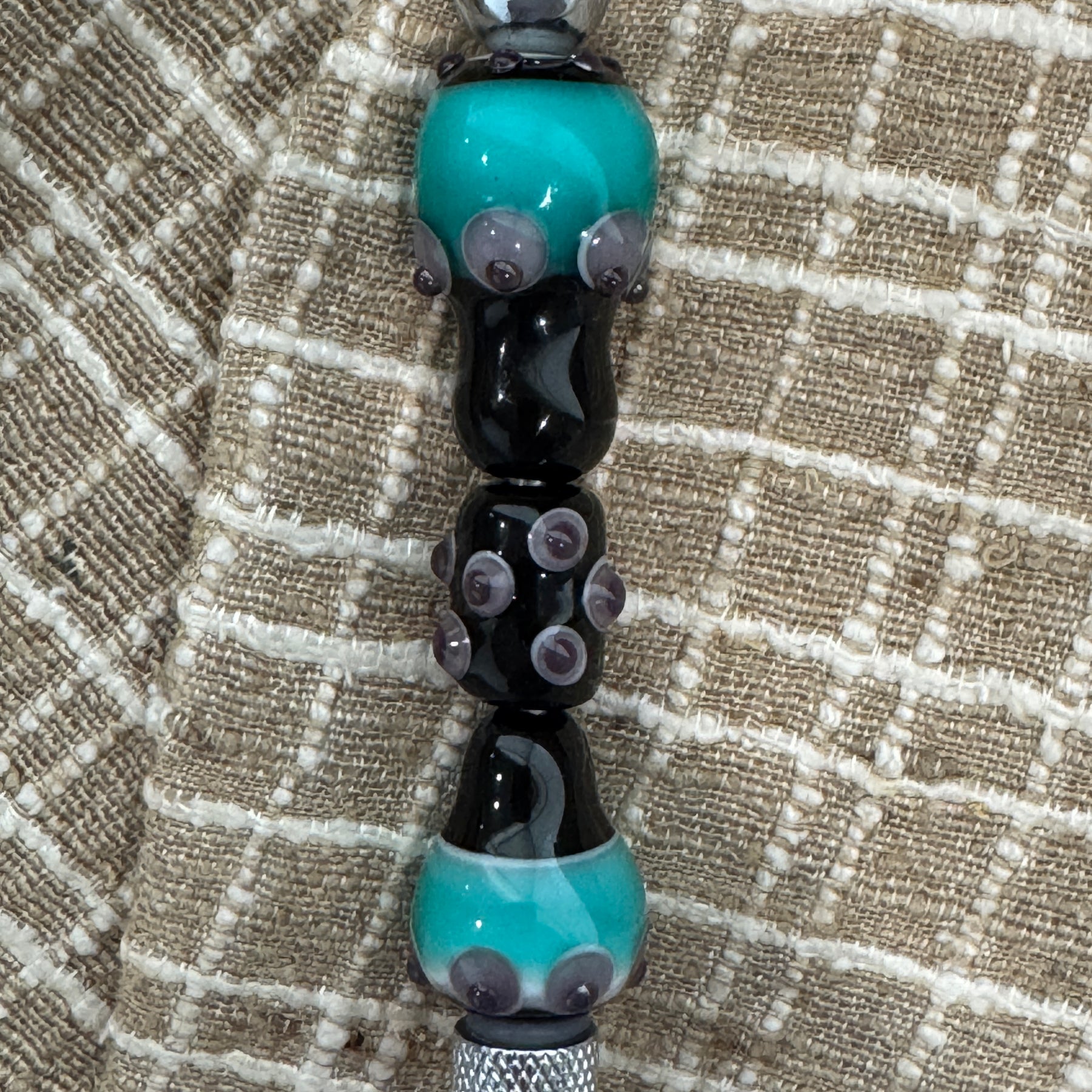 SEWING QUICK UNPICK with handmade glass BORRELLY BEADS #401