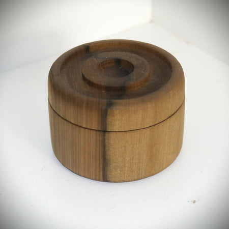 Tasmanian Sassafras wood turned bowl with lid