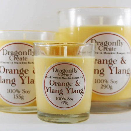 Orange & Ylang Ylang | 100% Soy Wax Candle | 15/28/58 Hours