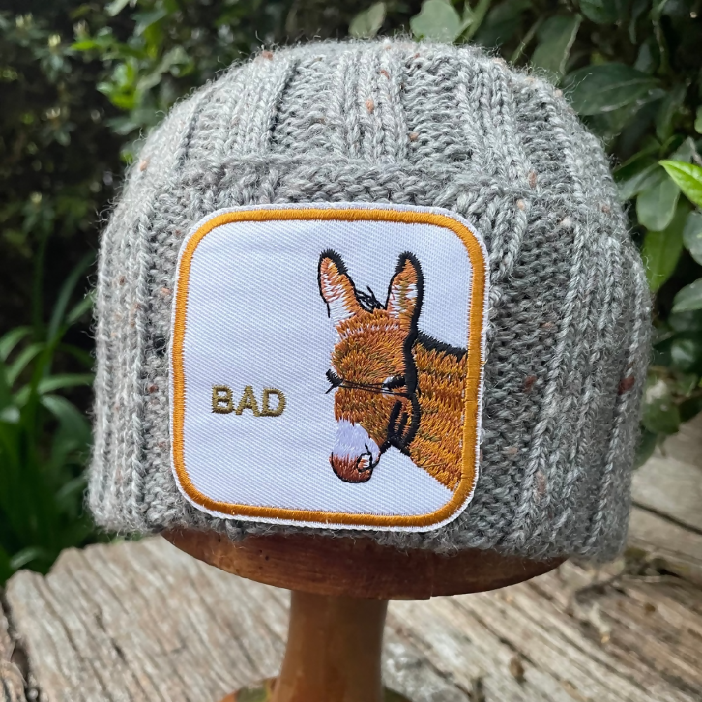 HATITUDE Bad Ass Fisherman’s Beanie with Donkey Patch