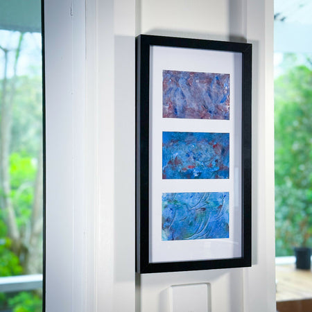 Electron Immersion Framed Triptych Print