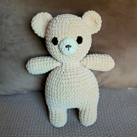 Plush Soft Toy - Handmade Crochet - Teddy Bear