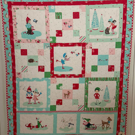 Christmas Panel quilt