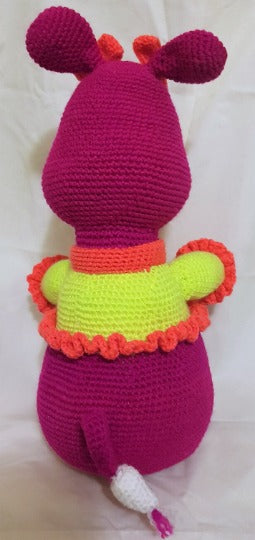 Rosie Rhinoceros - Handcrafted Crochet toy - E003