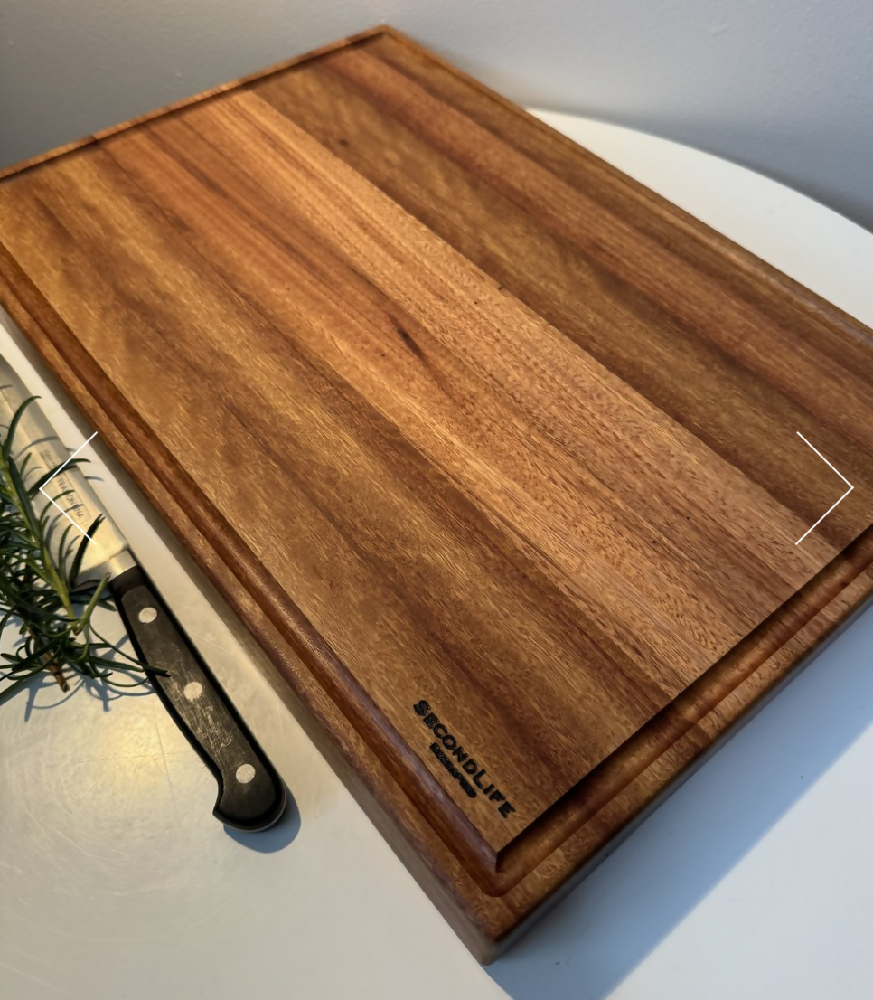 Recycled Hardwood Cutting Board - Wooden Chopping Board 3