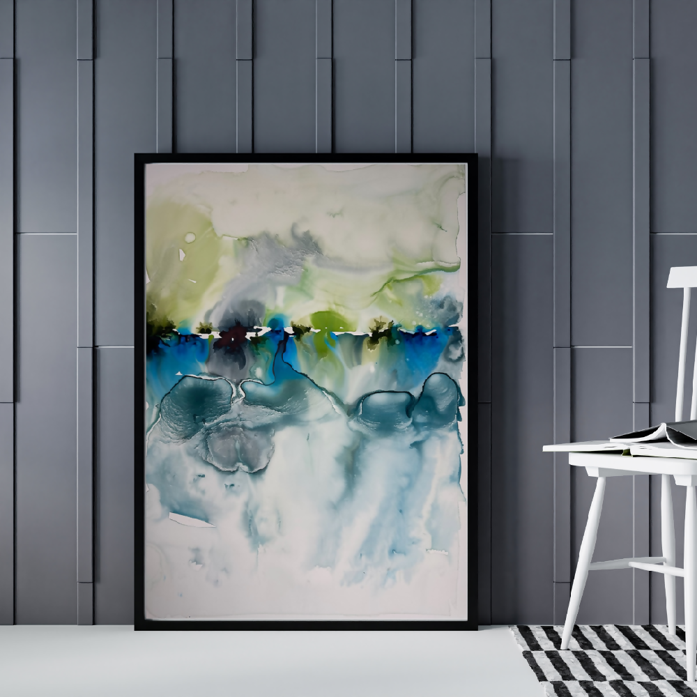 Wall Art- Abstract Landscape - Beyond The River
