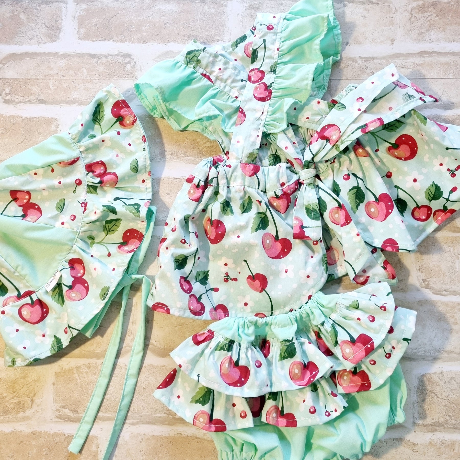 Ruffle Bum set - various colours - Size Small - BB027