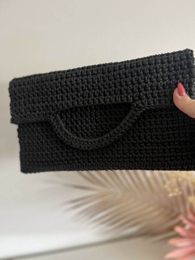 Handmade Black Clutch