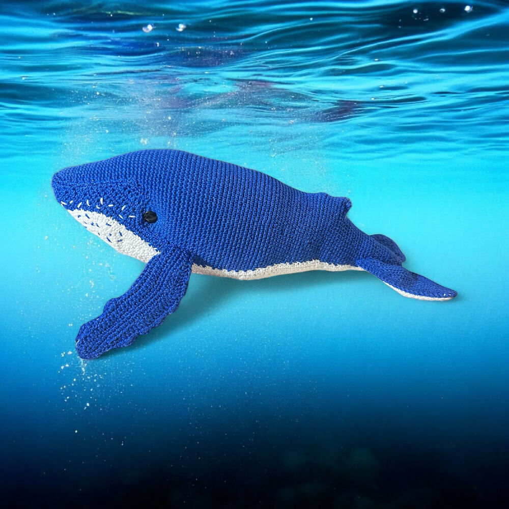 Handmade Crochet Whale