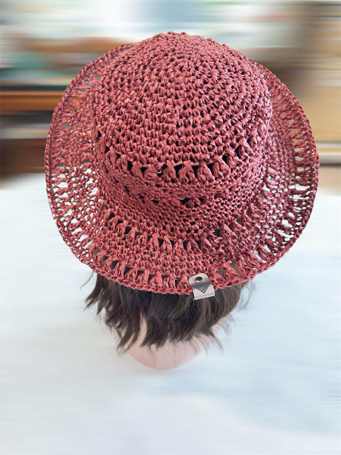 Handmade crochet Raffia Summer Hat