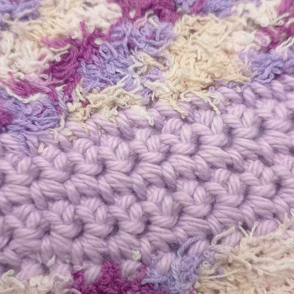 Lil-aiges Creations, Purple Scrubbi Crocheted Cloth Stitching, 6.1.2025