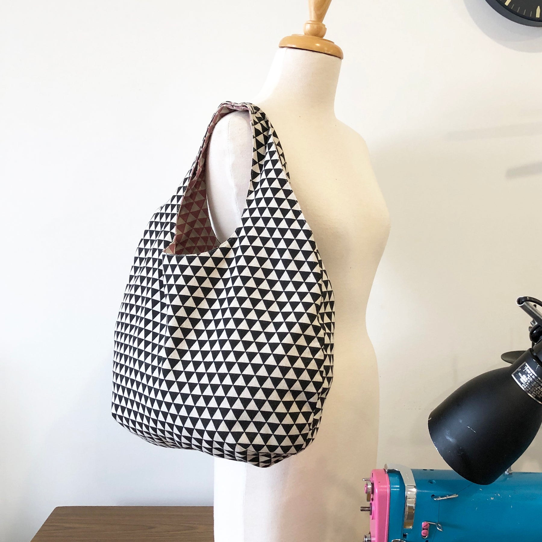 Digital Round Tote Sewing Pattern – Easy Everyday Bag