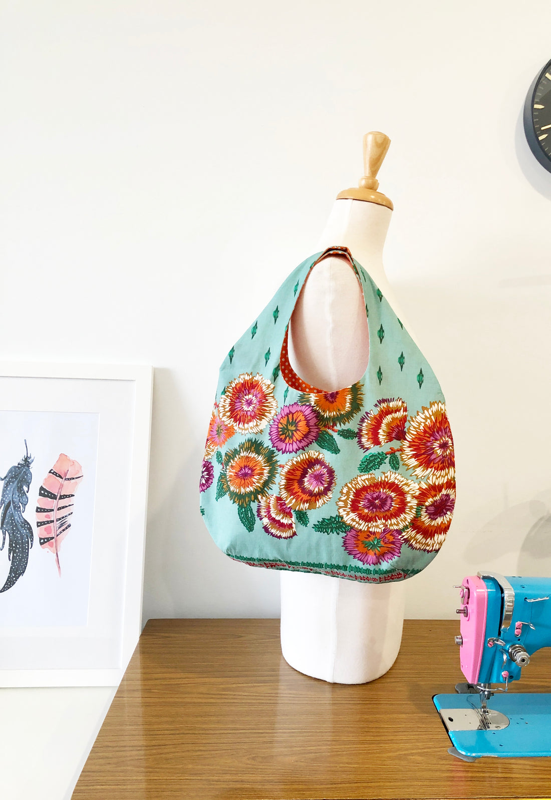 Digital Round Tote Sewing Pattern – Easy Everyday Bag
