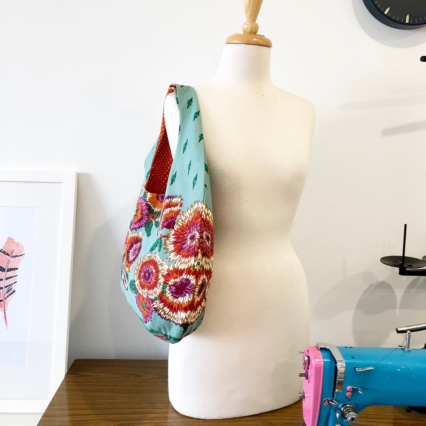 Digital Round Tote Sewing Pattern – Easy Everyday Bag