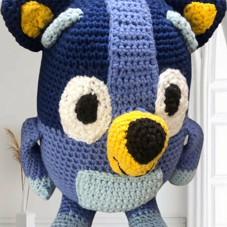 Bluey or Bingo crocheted soft toys