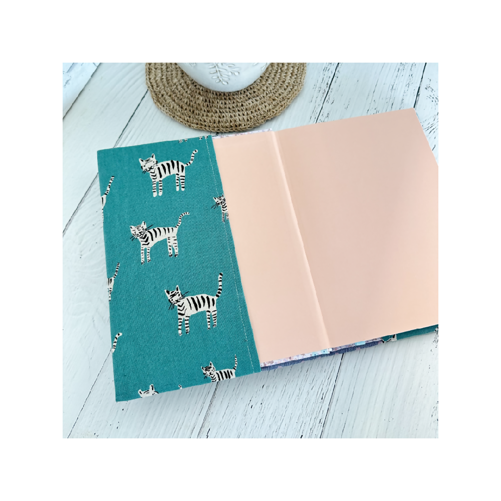 Covered Notebook - Green Tiger - includes Notebook